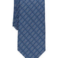 Gravata Alfani Masculina Harper Geo Print Azul Tamanho Regular