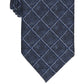 Gravata Alfani Masculina Wendell Grid Azul Tamanho Regular