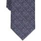 Gravata Alfani Masculina Wendell Grid Roxa Tamanho Regular