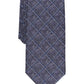 Gravata Alfani Masculina Wendell Grid Roxa Tamanho Regular