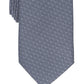 Gravata Alfani Wells Geo Print Masculina Cinza Tamanho Regular