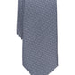 Gravata Alfani Wells Geo Print Masculina Cinza Tamanho Regular