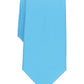 Gravata clássica sólida masculina Club Room, azul, tamanho regular