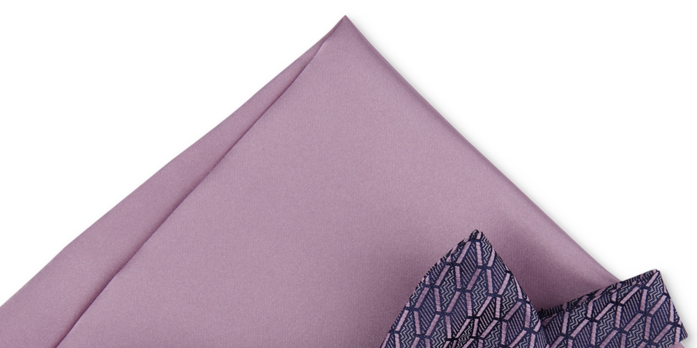 Conjunto de gravata borboleta e lenço de bolso masculino Alfani, 2 peças, roxo, tamanho regular