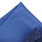 Conjunto de gravata borboleta e lenço de bolso masculino Alfani, 2 peças, azul, tamanho regular