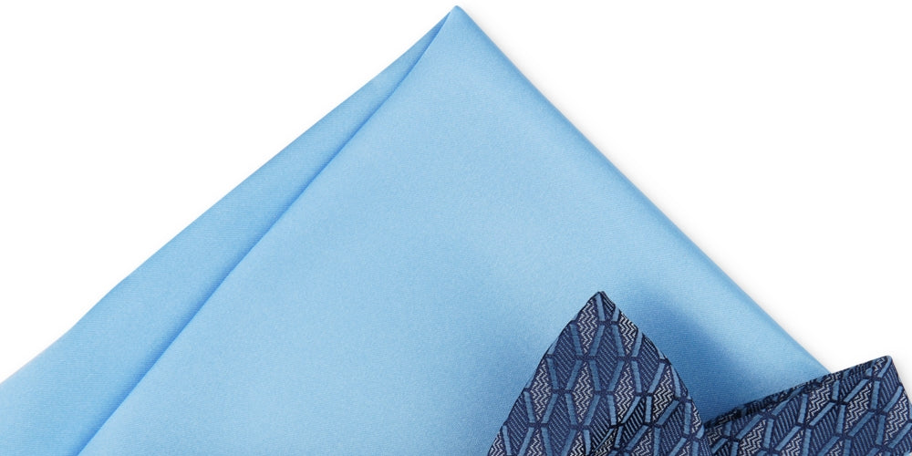 Conjunto de gravata borboleta e lenço de bolso masculino Alfani, 2 peças, azul, tamanho regular