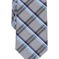 Gravata xadrez Caplan masculina Perry Ellis cinza tamanho regular