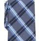 Gravata xadrez Caplan masculina Perry Ellis azul tamanho regular