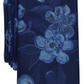Gravata floral Ghajar masculina Bar III azul marinho tamanho único