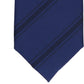 Gravata Slim Alfani Masculina Trinity Stripe Azul Tamanho Regular