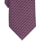 Gravata Alfani Slim Geo Masculina Rosa Tamanho Regular