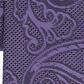 Gravata Alfani Slim Paisley Masculina Roxa Tamanho Regular