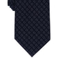 Gravata Alfani Masculina Slim Pontilhada Azul Tamanho Regular