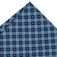 Lenço de bolso medalhão sólido Alfani masculino azul tamanho regular