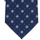 Gravata Medalhão Floral Clássica Masculina Club Room Azul Tamanho Regular