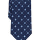 Gravata Medalhão Floral Clássica Masculina Club Room Azul Tamanho Regular