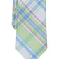 Gravata xadrez masculina Club Room Newbern verde tamanho regular