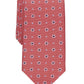 Gravata clássica floral elegante masculina Club Room vermelha tamanho regular