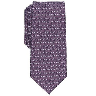 Gravata Alfani Masculina Slim Neat Roxa Tamanho Regular
