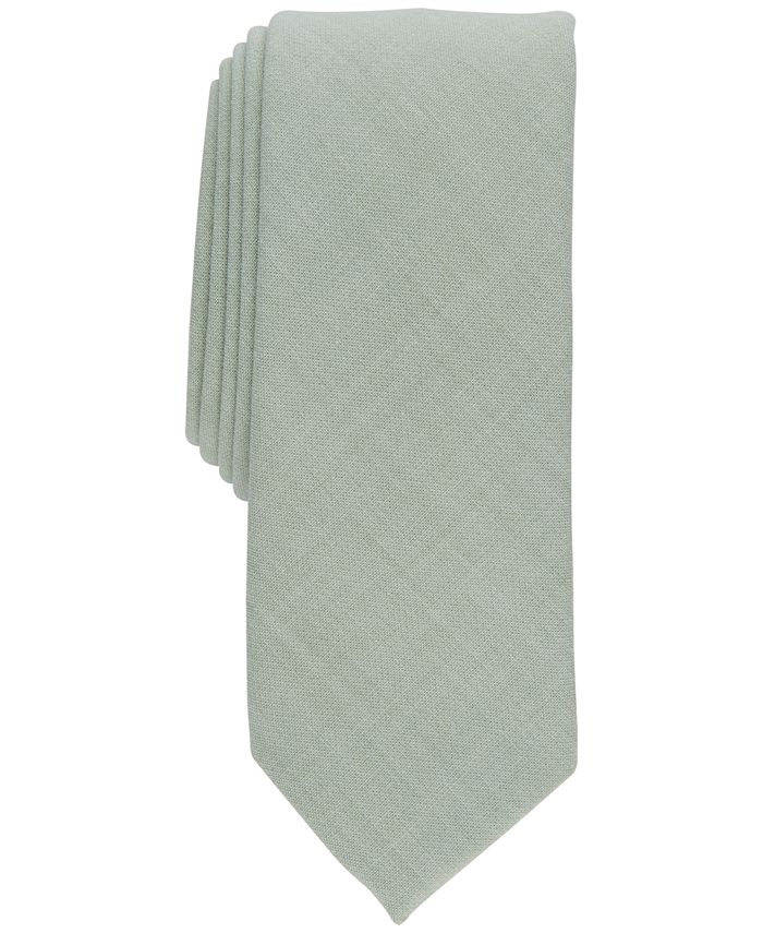 Gravata Skinny Texturizada Forte Masculina Bar III Verde Tamanho Regular