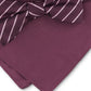 Conjunto de gravata borboleta e lenço de bolso Alfani masculino com listras de louro, roxo, tamanho regular