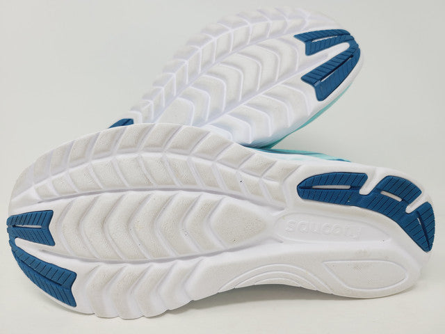 Tênis de corrida Saucony Kinvara 11 feminino, azul-água, tamanho 6,5 B(M)