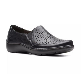 Clarks Women's Collection Cora Sky Flats Black Size 12 M