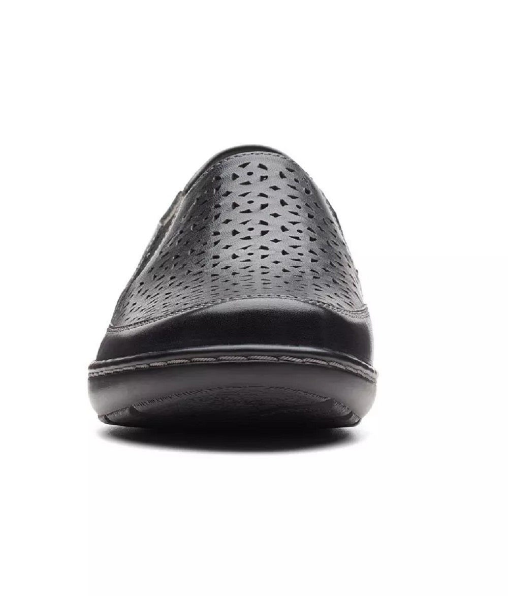 Coleção Feminina Clarks Cora Sky Flats Preto Tamanho 7,5 W