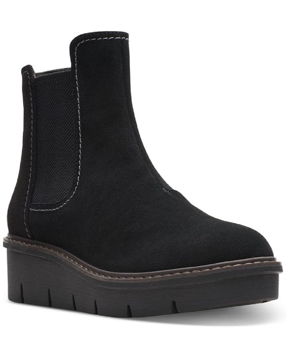 Botas Chelsea Clarks Airabell Move Pull-on Femininas, Pretas, Tamanho 11W