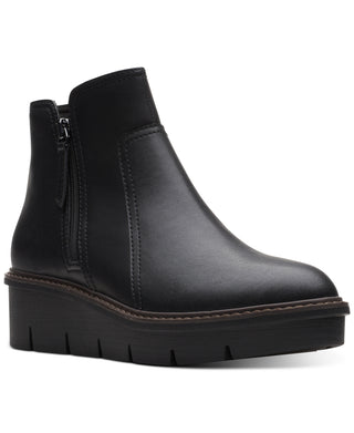 Clarks Women's Airabell Zip Booties Black Size 6 M
