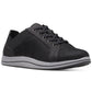 Tênis Clarks Cloudsteppers Breeze Sky com cadarço, feminino, preto, tamanho 8,5 M