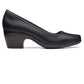 Clarks Emily Belle Slip-On Amortecido Feminino Preto Tamanho 7,5 M