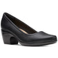 Clarks Emily Belle Slip-On Amortecido Feminino Preto Tamanho 7,5 M