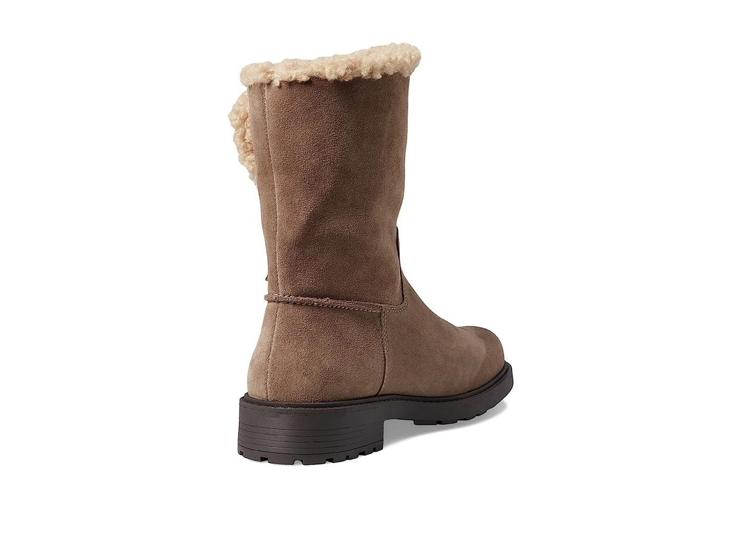 Botas Clarks Opal Zip para Frio Femininas Marrom Tamanho 10M