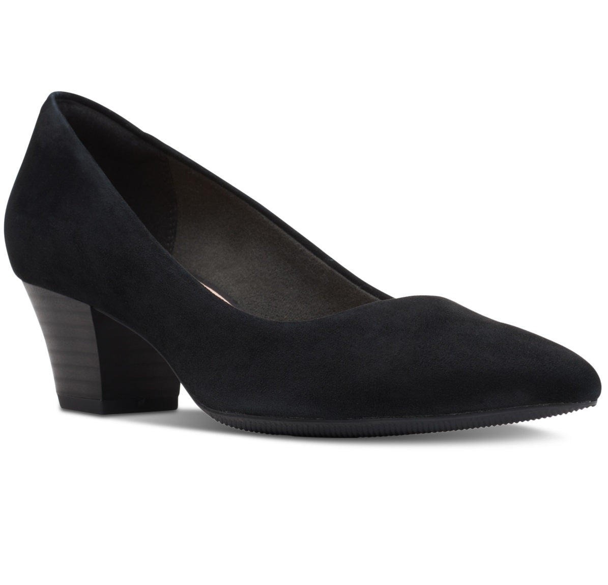 Clarks Teresa Step Dress Scarpin Feminino Preto Tamanho 7 M