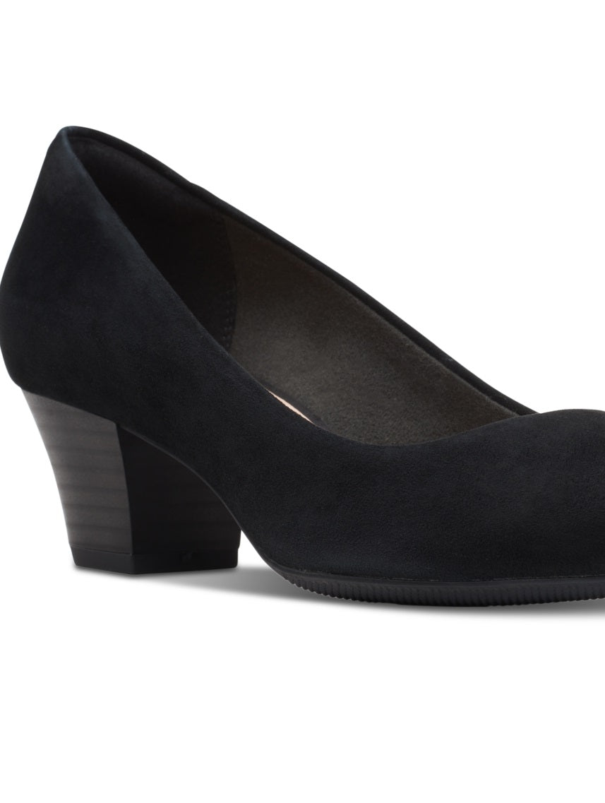 Clarks Teresa Step Dress Scarpin Feminino Preto Tamanho 7 M