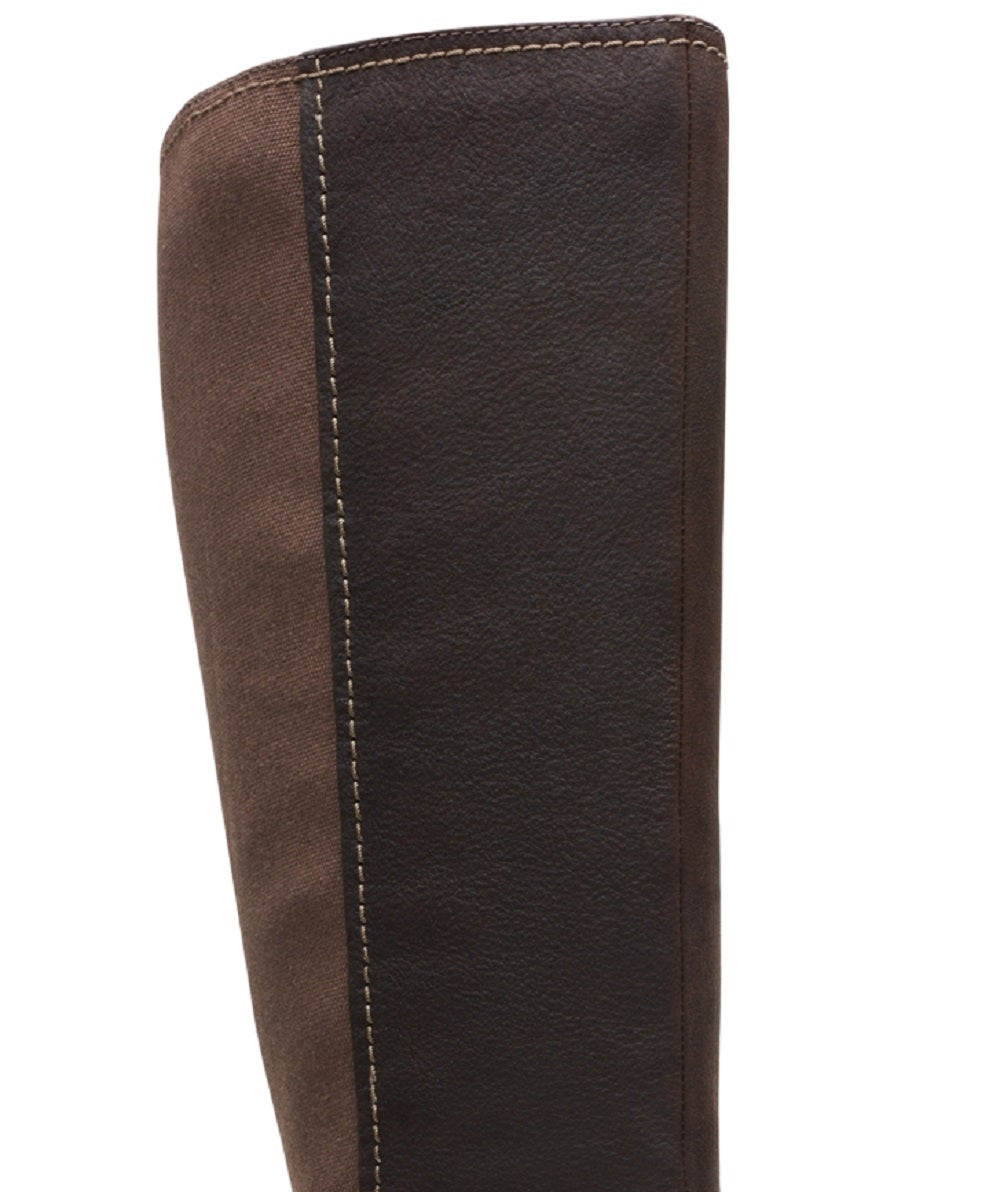 Botas de montaria Clarks Opal Glow femininas, marrom, tamanho 8,5 M