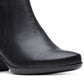 Botas femininas Clarks Emily Holly pretas tamanho 7,5 M
