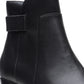 Botas femininas Clarks Emily Holly pretas tamanho 7,5 M