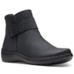 Botas Clarks Cora Rae com tiras de botão, tamanho 11 M, pretas