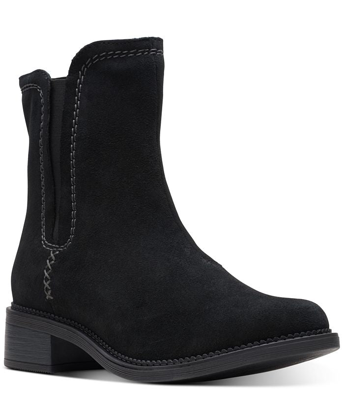 Botas Clarks Maye Zip Femininas Cinza Tamanho 8,5 M