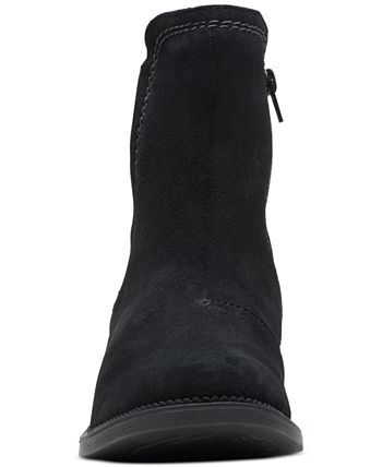 Botas Clarks Maye Zip Femininas Cinza Tamanho 8,5 M