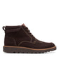 Botas Clarks Masculinas Barnes Mid Comfort Marrom Tamanho 11.0 M