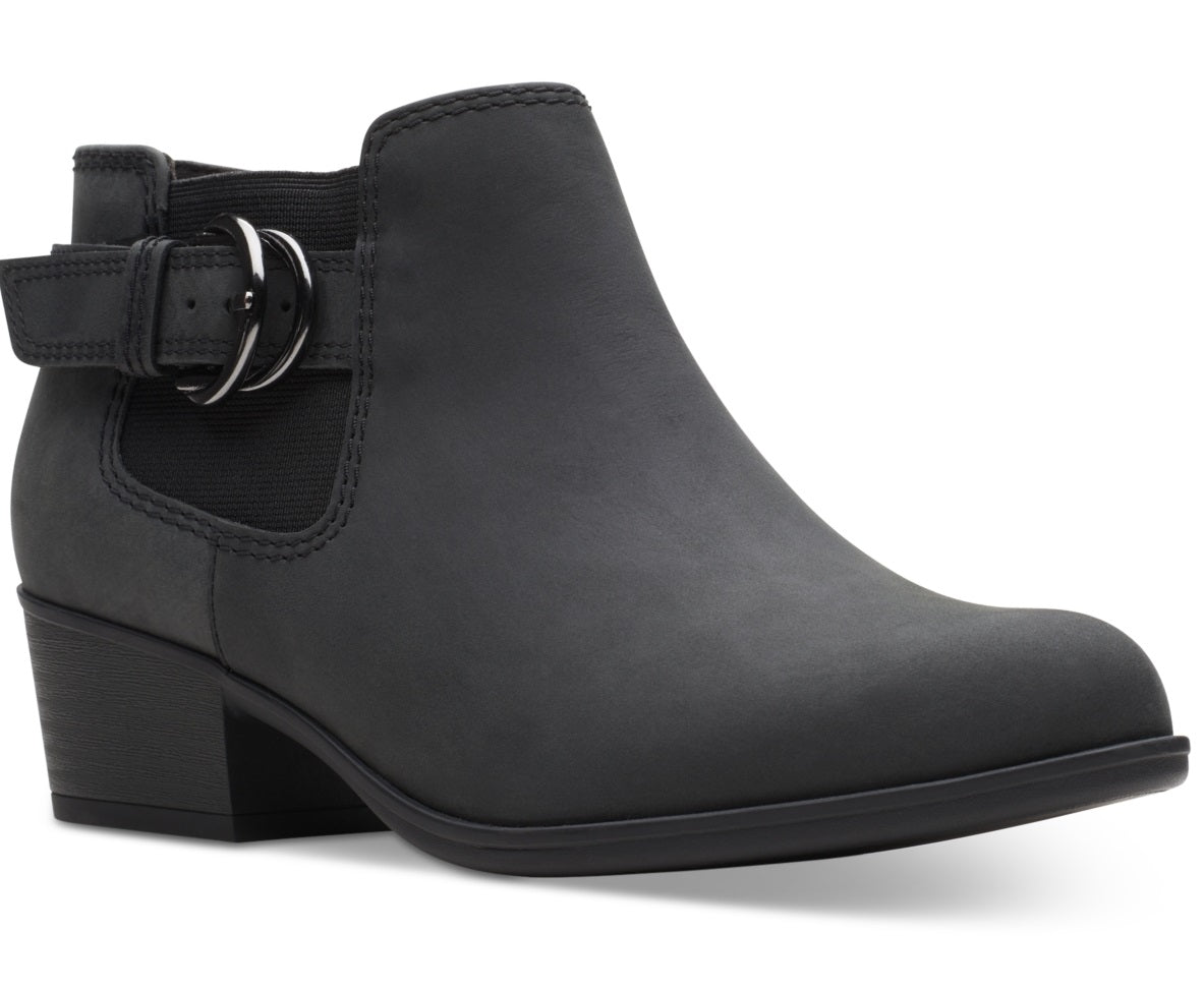 Botas Clarks Adreena Field Femininas Pretas Tamanho 7,5 M