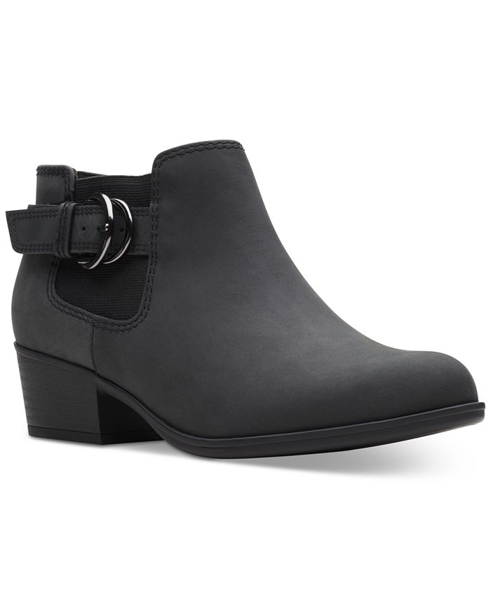 Botas Clarks Adreena Field Femininas Pretas Tamanho 9,5 W