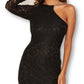 Vestido feminino AX Paris com decote em V e alças finas, preto, tamanho 13