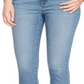 Calça Jeans Ralph Lauren Classic Slim Stretch Crop Feminina Azul Tamanho 22W