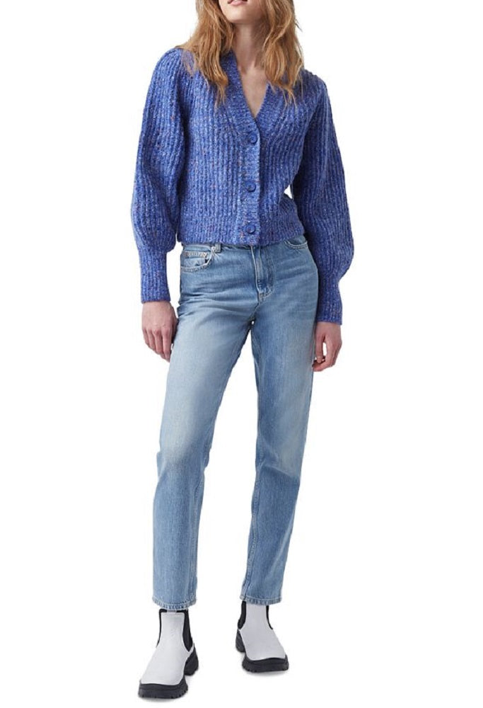 Cardigan Natalya Feminino French Connection Azul Tamanho Grande