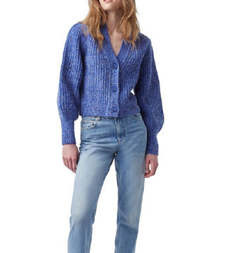 Cardigan Natalya Feminino French Connection Azul Tamanho Grande