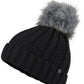 Chapéu Marmot Bronx Pom Pom Feminino Preto Tamanho Regular